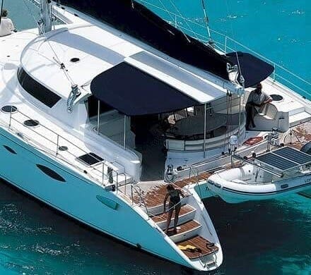 Catamaran yacht charter family holiday