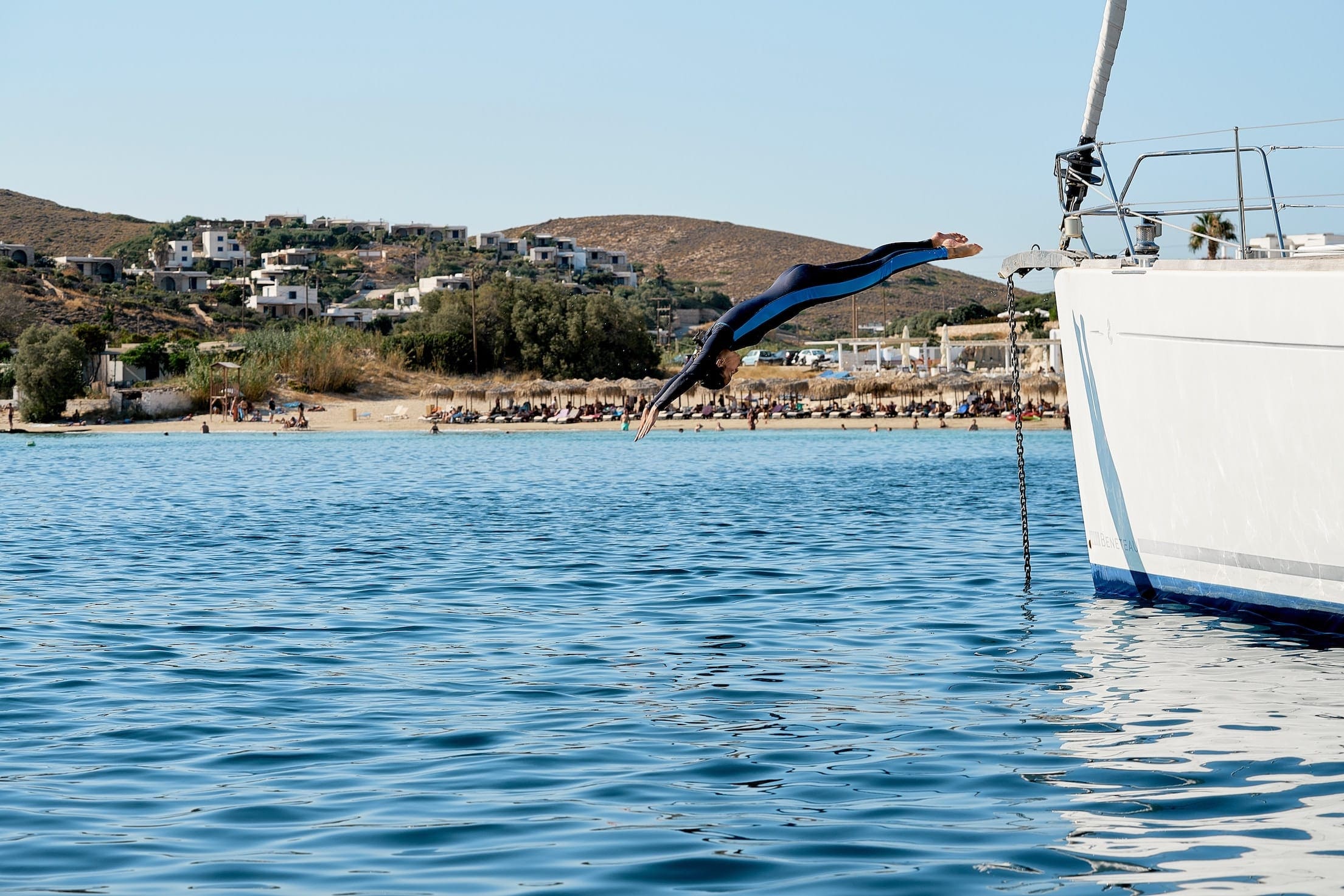 Swimming off a Charter Yacht: Who Stays on Board