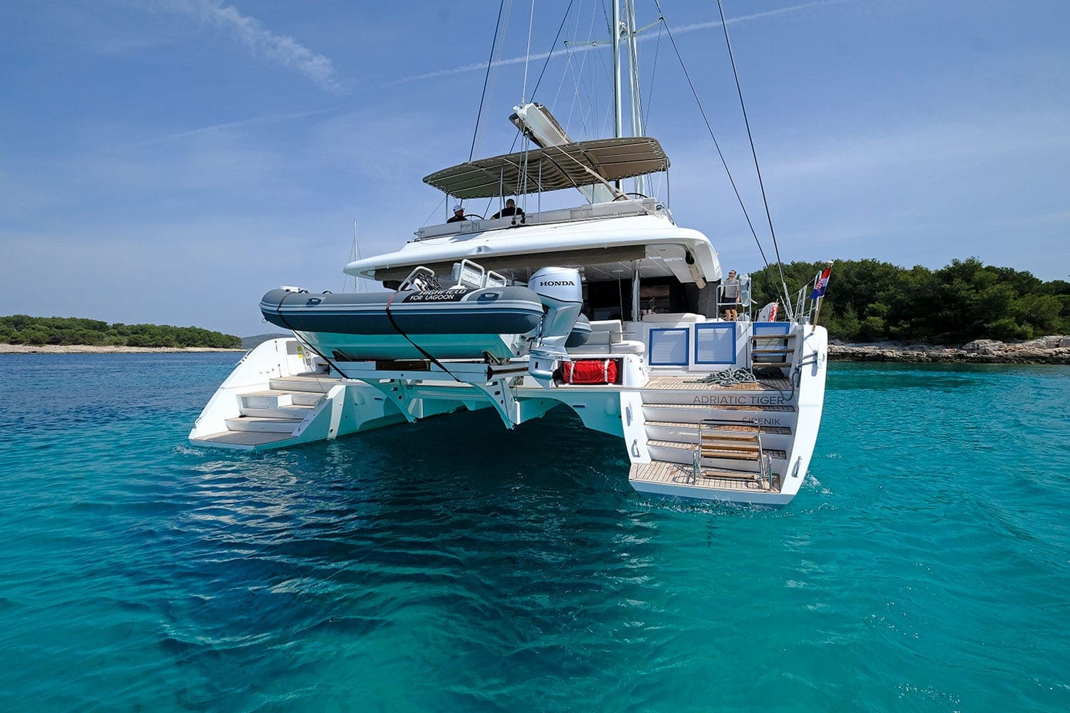Number 1, Top Crewed Catamaran Charters In Croatia, Lagoon 620