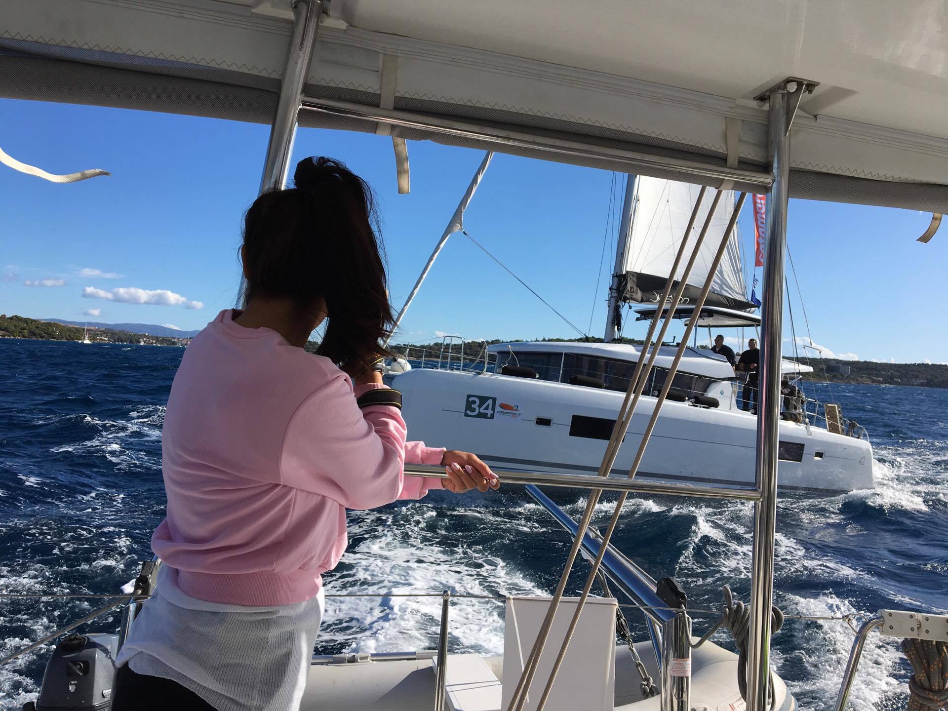 My First Regatta Catamarans Cup Sailing Back
