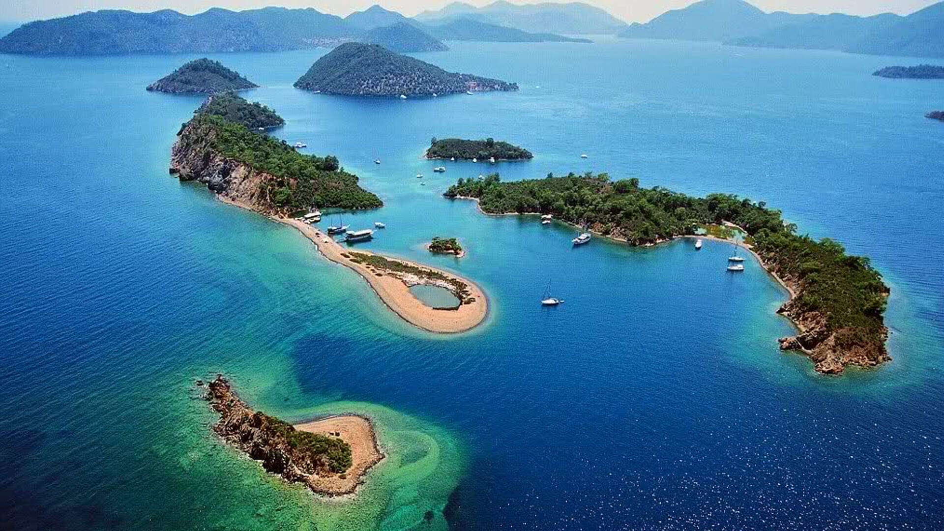 Scenic Lycian coastline with turquoise waters